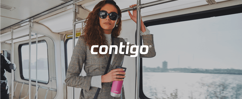 Contigo Byron Vacuum-Insulated Stainless Steel Travel Mug with Leak-Proof Lid Reusable Coffee Mug or Water Bottle BPA-Free 16oz Licorice Keeps Beverages Hot for 6 Hours or Cold for 12 Hours