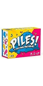 Lost Boy Entertainment Words are Hard - Party Games - Family Card Games - for Kids 8 and up - for Adults - Family Game Night - Travel Game - Creators of Piles!