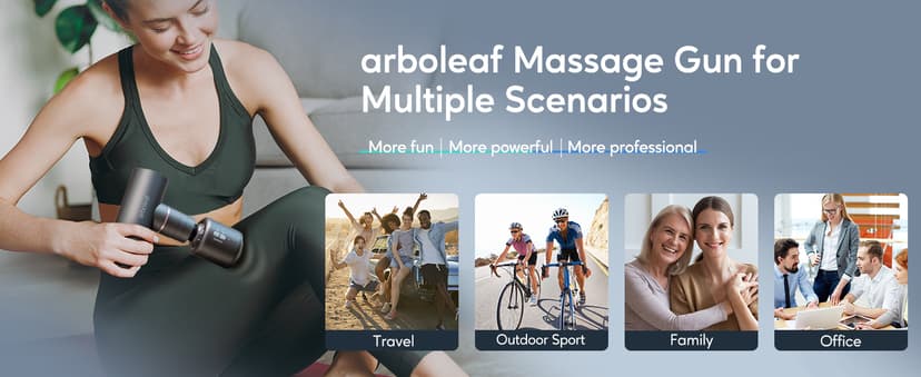 Targeted Temperature Control with Deep Percussion Massage for Muscle Warm-Up, Post-Workout Recovery, and Relaxation arboleaf Hot and Cold Massage Gun Deep Tissue, Percussion Muscle Massager B0CZP1D7CX