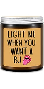 Anniversary Birthday Gifts for Men, Gifts for Boyfriend, Funny Romantic Wedding Gift for Men, Him, Boyfriend, Husband, Best Friends, Lover, Black Cedar Juniper Sandalwood Candle