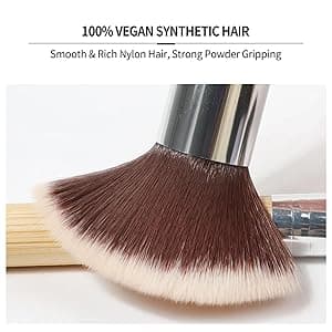 Eco Friendly Unique Natural Gift Beauty Set – Bamboo Makeup Brushes, Vegan Bamboo Roller & Soft Face Towel – Organic Self-Care Box for Women & Teens, Perfect Birthday , Holiday Present”