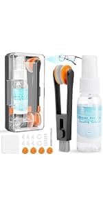 Electronics Deep Cleaning Reusable Brush Tool, Screen-Safe Spray, for iPhone iPad Macbook Airpod Camera, Gaming Accessories Ordilend Keyboard Cleaner & Laptop Cleaning Kit, All-in-1 for Computer PC B0C2VBXRYG