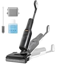 roborock F25 GT Vacuum Mop All in One, Wet Dry Vacuum Cleaner Cordless, 20000Pa Floor Cleaner Machine for Tile Hardwood Wood Vinyl Floor, Edge to Edge Self Cleaning Electric Mop with 180° Lie-Flat