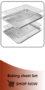 ROTTAY Ice Cube Trays (Set of 2), Sphere Ice Ball Maker with Lid & Large Square Ice Cube Maker for Whiskey, Cocktails and Homemade, Keep Drinks Chilled Black