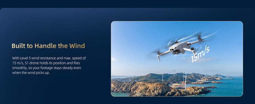 Skyrover S1 Mini Drone with Camera 4K/60fps Video, 48MP Photo with 8K Image Quality, 3-Axis Gimbal Stabilization, 39,000ft Video Transmission, 40-Min Flight Time, Under 249g, Auto Track