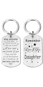 Resdink Dad Gifts from Daughter Son- Remember I Love You Dad Birthday Christmas Fathers Day Keychain