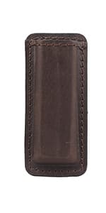 KOSIBATE Leather Gun Belt for Men - Heavy Duty EDC Belt, Concealed Carry CCW Belt- 1.5-Inch Width, 14 OZ Leather