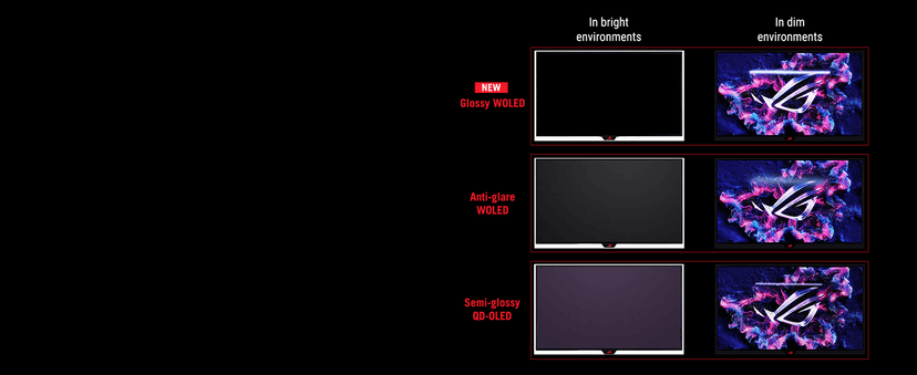 ASUS ROG Strix 27” 1440P OLED Gaming Monitor (XG27AQDMG) - QHD, Glossy OLED, 240Hz, 0.03ms, Custom Heatsink, Anti-flicker,Uniform Brightness, G-SYNC Compatible, 99% DCI-P3, DisplayWidget, 3yr warranty