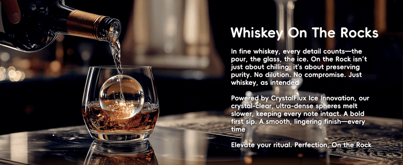 ecozy 2.4" Clear Ice Ball Maker Countertop with CrystalFlux Technology, 3 pcs in 45 Mins, 96 pcs/Day, Sphere Ice Maker with Automatic Water Supply, Self-Cleaning, Enhanced Insulation for Whiskey Bar