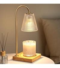 Hong-in Candle Warmer Lamp with Timer Dimmer,Birthday Gifts for Women Mom Sister,House Warming Gifts New Home Room Decor,Vintage Wax Warmer for Scented Wax Jar Candles