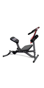 Sunny Health & Fitness Smart Recumbent Bike with Pulse Sensors, Home Cycling Workout Machine w/Cushion Seat & Mesh-Backrest, Free SunnyFit App Connection, Optional Programmable & Electro-Magnetic