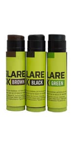 HME 3 Color Camo Face Paint "Mess-Free" Application Stick - Long-Lasting Easy-to-Use Concealment Makeup for Hunting