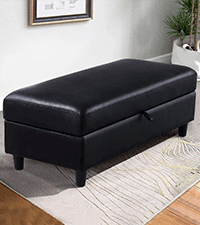 HONBAY Faux Leather Sectional Sofa, Convertible Sectional Couch L Shaped Couch Sofa for Small Space, Brown