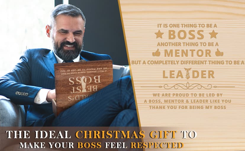 Oaksea Boss Day Gifts for Men Him Christmas, Anniversary Unique Gifts for Him, Birthday Retirement Gift for Boss Men, Stainless Steel Engraved Whiskey Stones Glasses Cool Burbon Scotch Set Gift