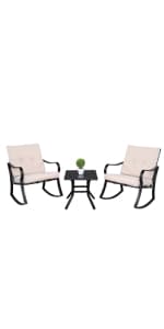 VINGLI Upgraded Zero Gravity Chair Set of 2 Lounge Outdoor Chairs with Trays and Pillows, Folding Patio Recliner Chairs for Backyard Poolside Garden