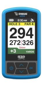 Izzo Swami 6000 Handheld Golf GPS Water-Resistant Color Display with 38,000 Course Maps & Scorekeeper