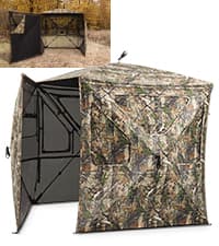 TIDEWE Hunting Clothes for Men with Fleece Lining, Safety Strap Compatible Water Resistant Silent Hunting Jacket and Pants