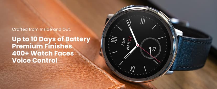 Amazfit Active 2 Sport Smart Watch Fitness Tracker for Android and iPhone, 44mm, 10 Day Battery, Water Resistant, GPS Maps, Sleep Monitor, 160+ Workout Modes, 400 Face Styles, Silicone Strap, Free App