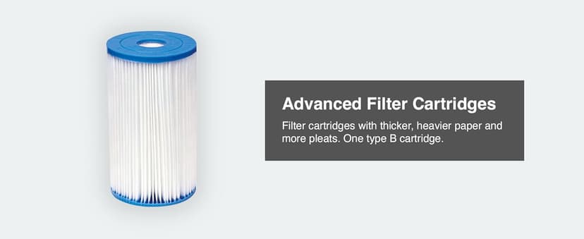 INTEX C2500 Krystal Clear Cartridge Filter Pump for Above Ground Pools: 2500 GPH Pump Flow Rate – Improved Circulation and Filtration – Easy Installation – Improved Water Clarity – Easy-to-Clean