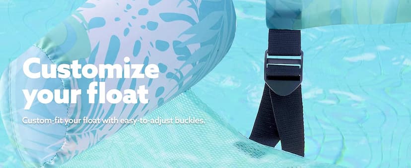 SLOOSH Inflatable Pool Floats Adult,2 Packs Floating Lounge Chairs,Blow up Pool Noodles for Adult Heavy Duty,Floating Chair for Party Summer Water Beach Lake Fun