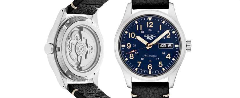 SEIKO Automatic Watch for Men 5-7S Collection - with Day/Date Calendar, Luminous Hands, Stainless Steel Case & Bracelet