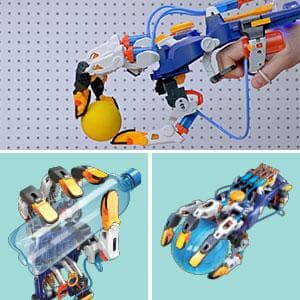 Thames & Kosmos Mega Cyborg Hand STEM Experiment Kit | Build Your Own GIANT Hydraulic Amazing Gripping Capabilities Adjustable for Different Sizes Learn Pneumatic Systems B085LRW4VR