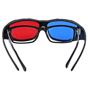 BIAL Red-blue 3D Glasses/Cyan Anaglyph Simple style 3D Glasses 3D movie game-Extra Upgrade Style
