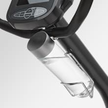 Sunny Health & Fitness Smart Recumbent Bike with Pulse Sensors, Home Cycling Workout Machine w/Cushion Seat & Mesh-Backrest, Free SunnyFit App Connection, Optional Programmable & Electro-Magnetic