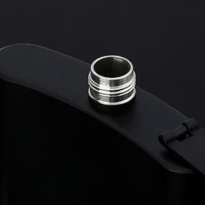 BALABALA Hip Flasks for Liquor for Men Women 12 pcs 8Oz Matte Black Stainless Steel Flask with 12 pcs Funnels for Wedding Party Groomsman Bridesmaid Birthdays Gift