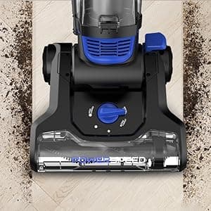 Eureka Lightweight Powerful Upright Vacuum Cleaner for Carpet and Hard Floor, PowerSpeed, New Model,Blue,black/New Model
