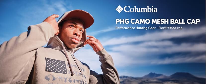 Columbia unisex-adult PHG Camo Mesh Ball Cap
