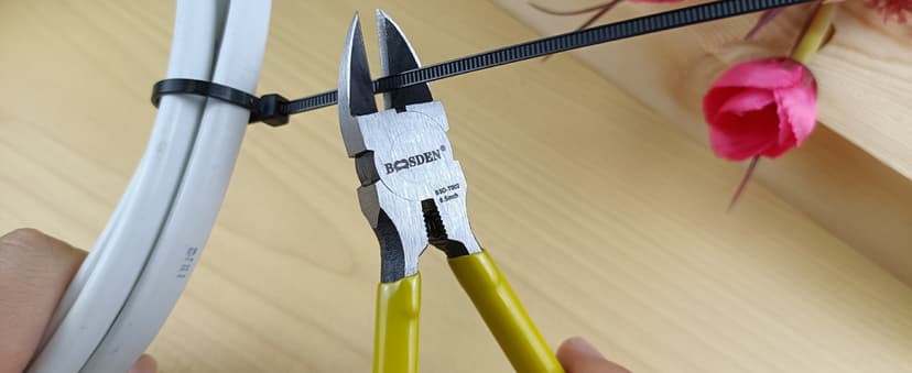 Spring Loaded Flush Cutter Dike for Crafting, Artificial Flower Jewelry Making, Flush Cut Plier Floral Wire Cutter Dyke Snip BOOSDEN Wire Cutter 6.5 inch Cutting Pliers Diagonal Cutter Metal Snipper B08ZCHYGN7