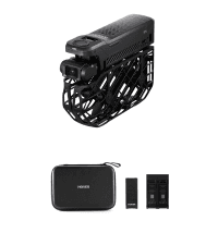 HOVERAir X1 Drone with Camera, Follow-me Drone with Self-Flying Mode, Foldable Mini Drone with HDR Video Capture, Palm Takeoff, Intelligent Flight Paths, Hands-Free Control Black (Combo Plus)