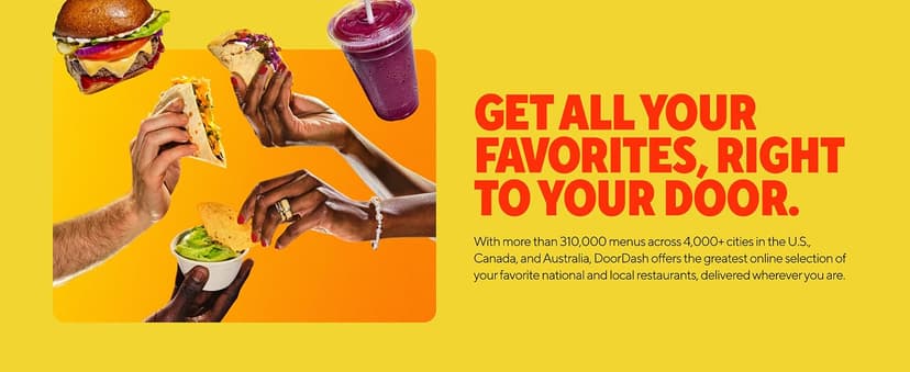 Choose from Multiple Designs DoorDash eGift Card B07ZDX292M