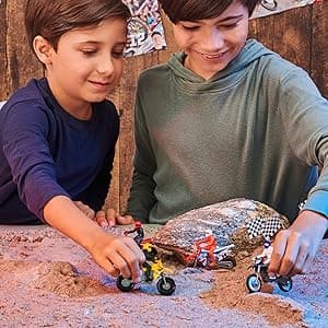 Supercross, Authentic 5-Pack of 1:24 Scale Die-Cast Motorcycles with Rider Figure, Toy Moto Bike for Kids and Collectors Ages 3 and up