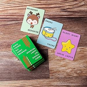 Santa Cookie Elf Candy Snowman Card Game – by Taco Cat Goat Cheese Pizza – Holiday Party Card Game – Great Stocking Stuffer – Fun for Kids, Teens, Adults and Family - 10 Min Ages 7+