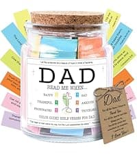 NewEleven Christmas Gifts For Mom, Mom Gifts From Daughters Son on Mother Birthday, Bible Jar, Christian Gift for Wife, Thank You Gift Decorative Inspirational Scripture Jar with 92 Bible Verses