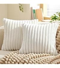 Bedsure GentleSoft White Throw Blanket for Couch - Cozy Blanket for Women, Cute Fleece Throws for Girls, Teacher Gifts Birthday Gifts for Women Men Mom, Room Home Dorm Decor, Off White, 50x60 Inches