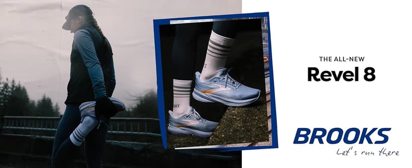 Brooks Women’s Revel 8 Neutral Running & Walking Shoe