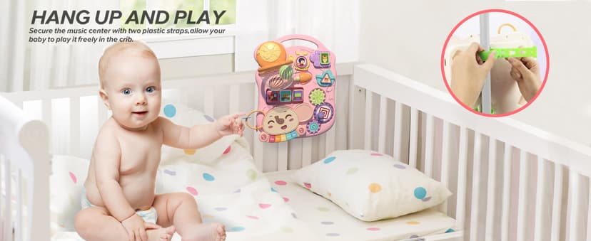 QDRAGON 3 in 1 Baby Walker and Activity Center for Girl, Learning to Walk, Sit to Stand, Early Educational Push Toys with Music Panel for Infant Toddler 12+ Months Pink