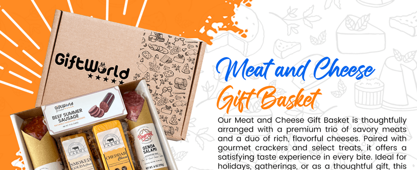 Charcuterie Food Items, Meat and Cheese Gift Basket Bundle – Salami, Summer Sausage - Charcuterie Board Food Gifts for Men - Father's Day, Mother's Day, Easter, House Warming, Care Package, Thanksgiving and Christmas Gifts