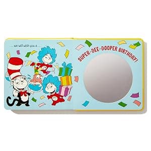 Happy First Birthday! With Dr. Seuss Babies: An Interactive Lift-the-Flap Board Book with a Mirror (Dr. Seuss Babies Board Books) 0593813359