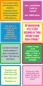 Christmas Coasters | Funny Cork Coasters | 8 in Gift Box | Hostess Gifts (Holiday)