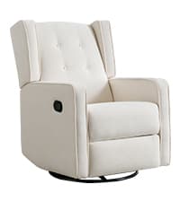 INZOY Modern Accent Chair with Ottoman for Small Space, Club Chair with Ottoman Set, Comfy Fabric Barrel Reading Chairs for Living Room Bedroom, Round Reading Chair with Foot Rest, Flower Pattern