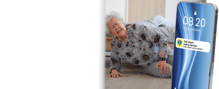 Seculife Smartwatch: Medical Alert Bracelet with GPS Tracker, Fall Detection Smart Watch, 2 Way Calling, SOS Button, Medical Watch, Emergency Device for Seniors, Life Alert System, Elderly Monitoring