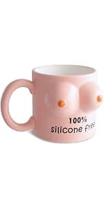 Decodyne Funny Coffee Mug, Gag White Elephant Gifts for Adults and Coworkers - Perfect for Christmas, and Novelty Gifts, Middle Finger Mug, 14 Ounce (Black) B076PJ1JSG