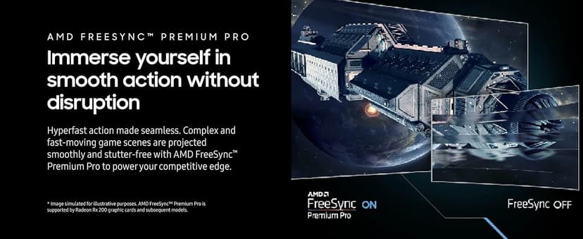 SAMSUNG 49" Odyssey G9 (G95C) Series DQHD 1000R Curved Gaming Monitor, 240Hz, 1ms(GtG), DisplayHDR 1000, AMD FreeSync Premium Pro, Eye Saver Mode, Auto Source Switch+, LS49CG950ENXZA, 2024