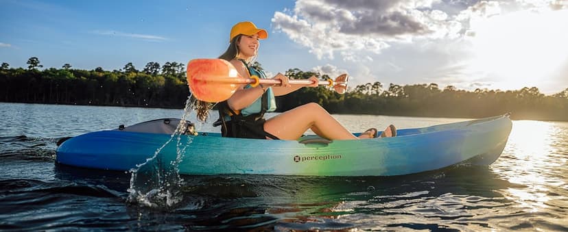 Perception Kayaks Tribe 9.5 | Sit on Top Kayak | Recreational Kayak