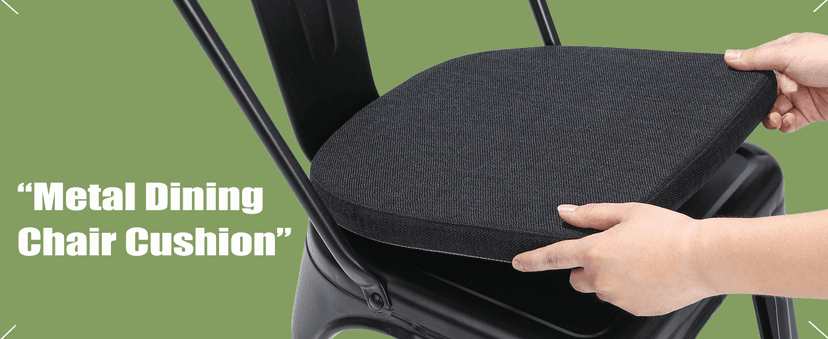 BUYUE Chair Cushion Set for Rocking Chair, Back Pillow & Seat Cushion with Ties, Original Woven Fabric Non-Slip Chair Pads for Elderly Sitting, Brown