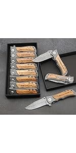 Corfara Engraved Black Pocket Knife for Stepfather Birthday Gifts - Dad & Father's Day Gift from Daughter & Son - Thank You for Being the Dad You Didn't Have to Be